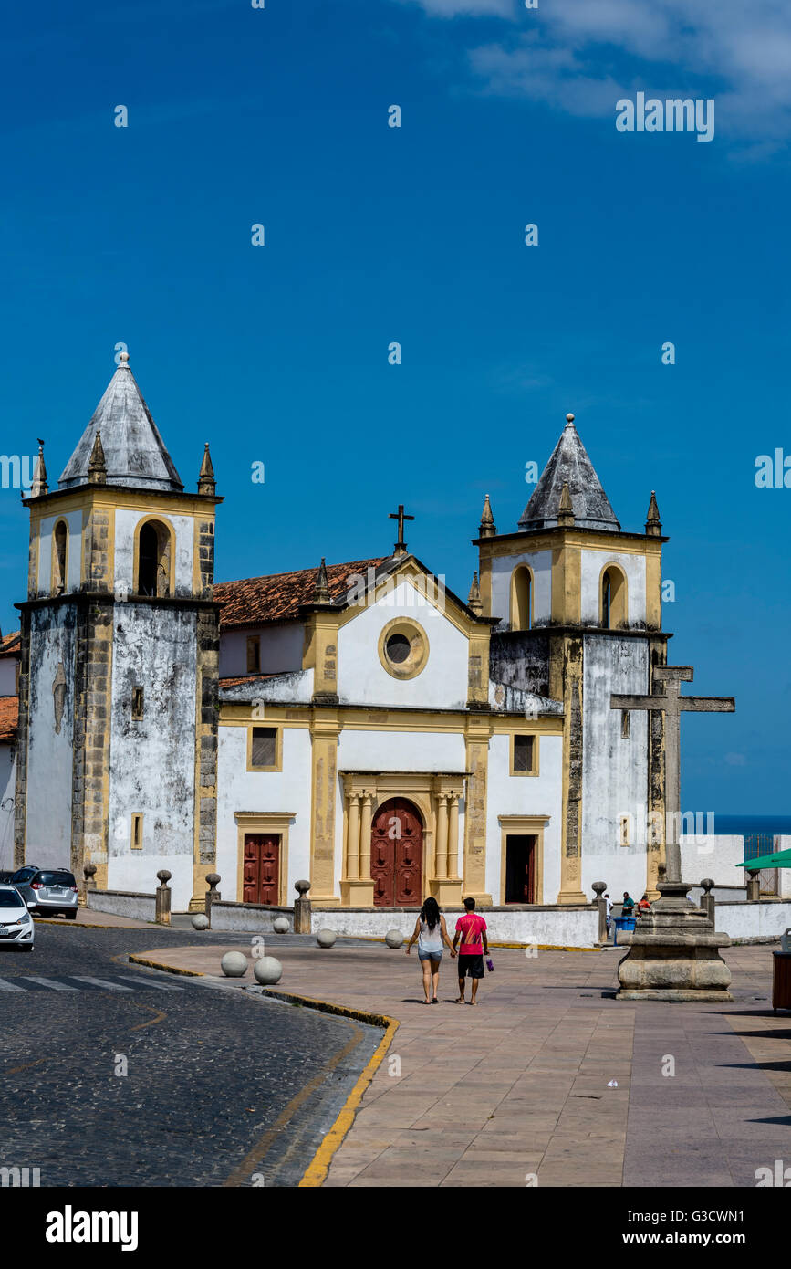 Catedral Alto da Sé, Olinda, Pernambuco, Brazil Stock Photo