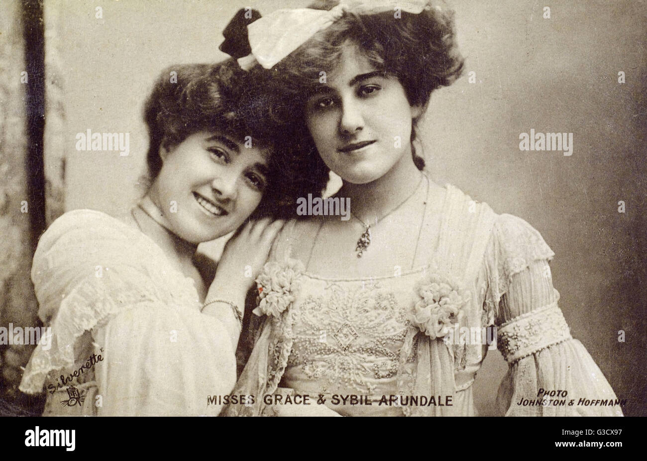 Grace and Sybil Arundale - British Actresses Stock Photo