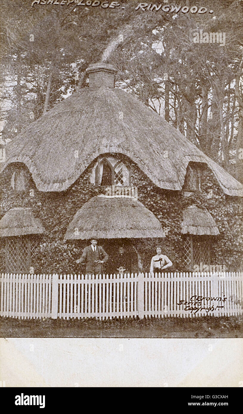 Ashley Lodge, Ringwood, Hampshire Stock Photo