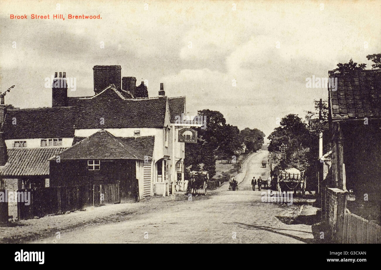 Brook Street Hill, Brentwood, Essex Stock Photo Alamy