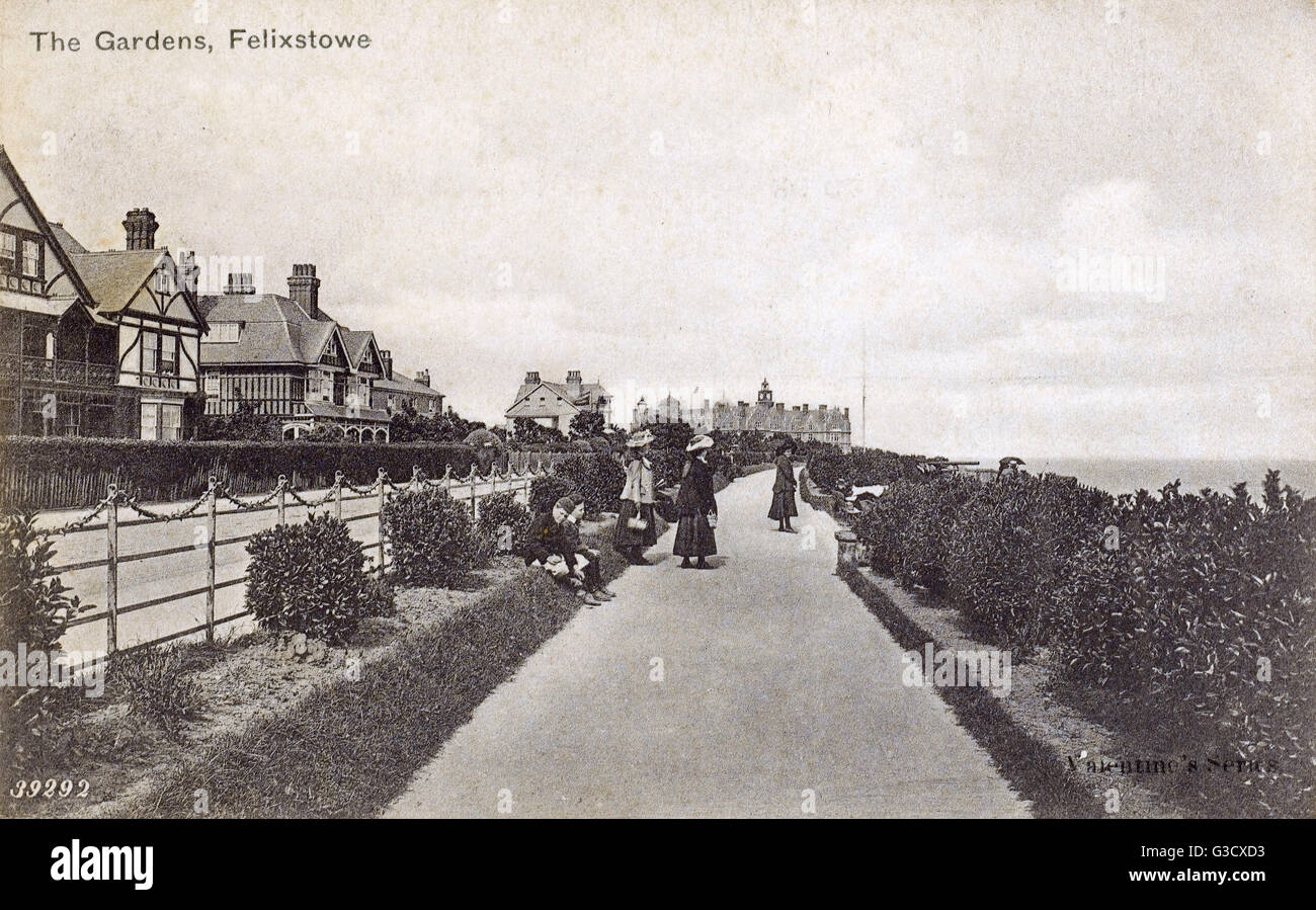 The Gardens, Felixstowe, Suffolk Stock Photo Alamy