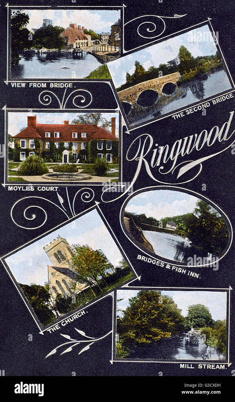 Ringwood, Hampshire - Various sights Stock Photo