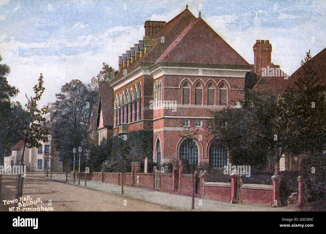 Town Hall, Solihull, near Birmingham, England Stock Photo