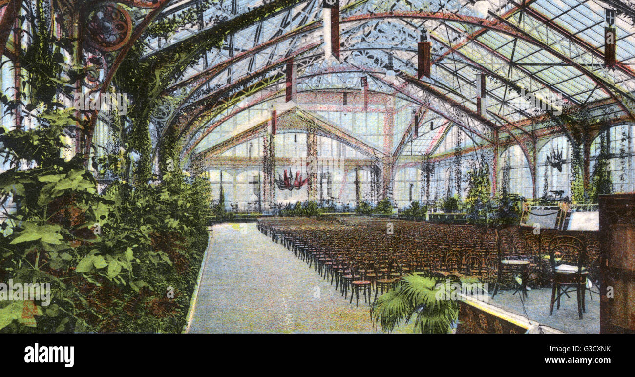 Great Yarmouth, Norfolk Winter Gardens Interior Date circa 1907