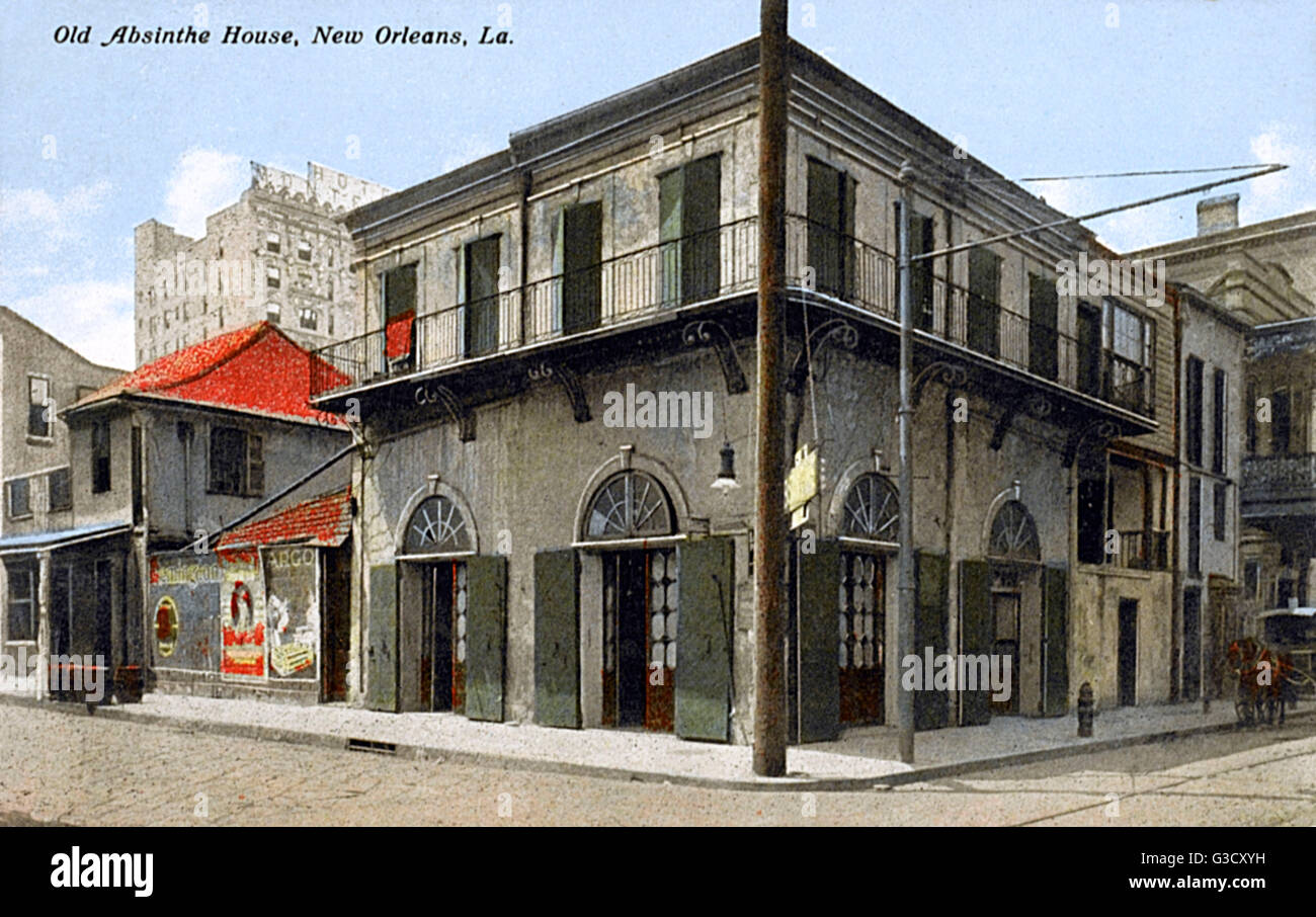 Old Absinthe House, New Orleans, Louisiana, USA Stock Photo - Alamy