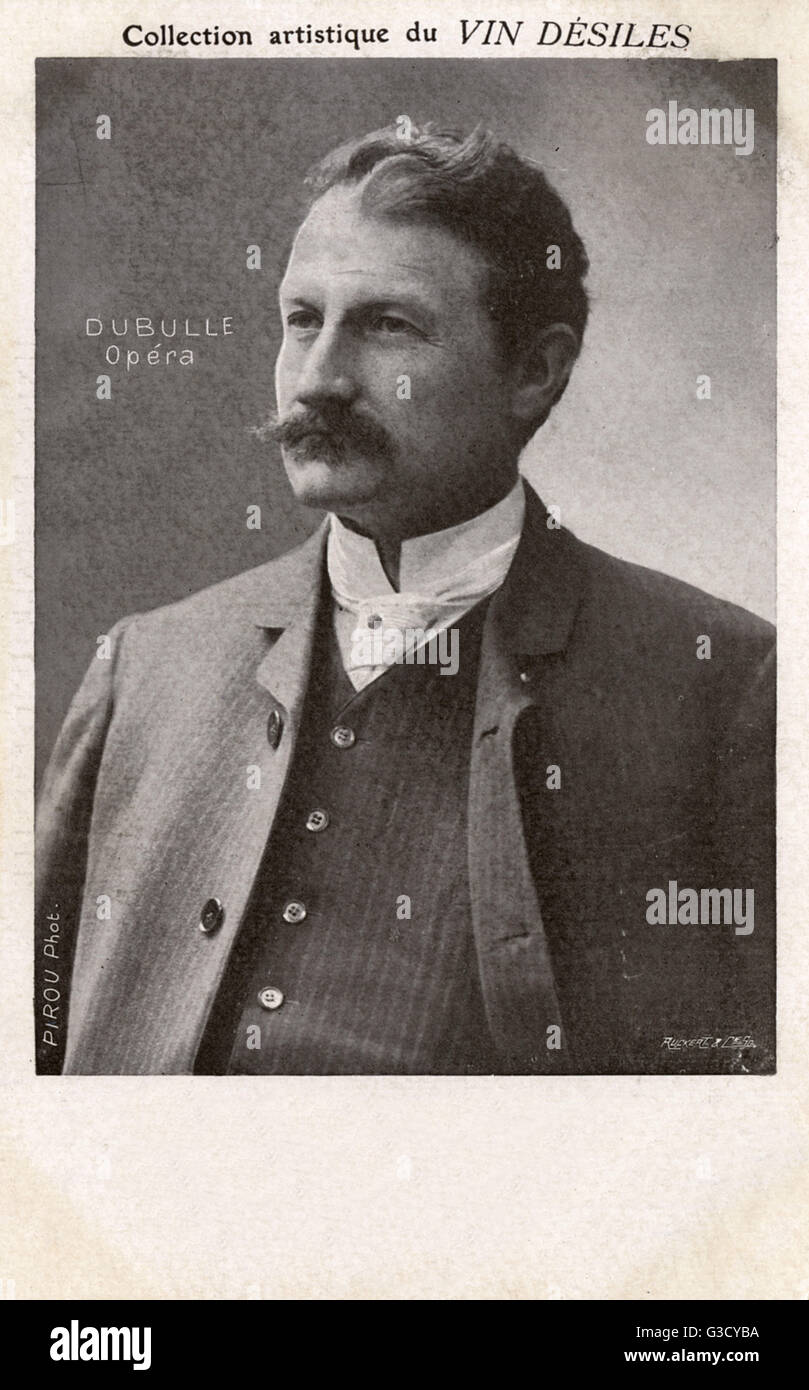French Opera, Auguste-Jean Dubulle of the Paris Conservatory Stock Photo
