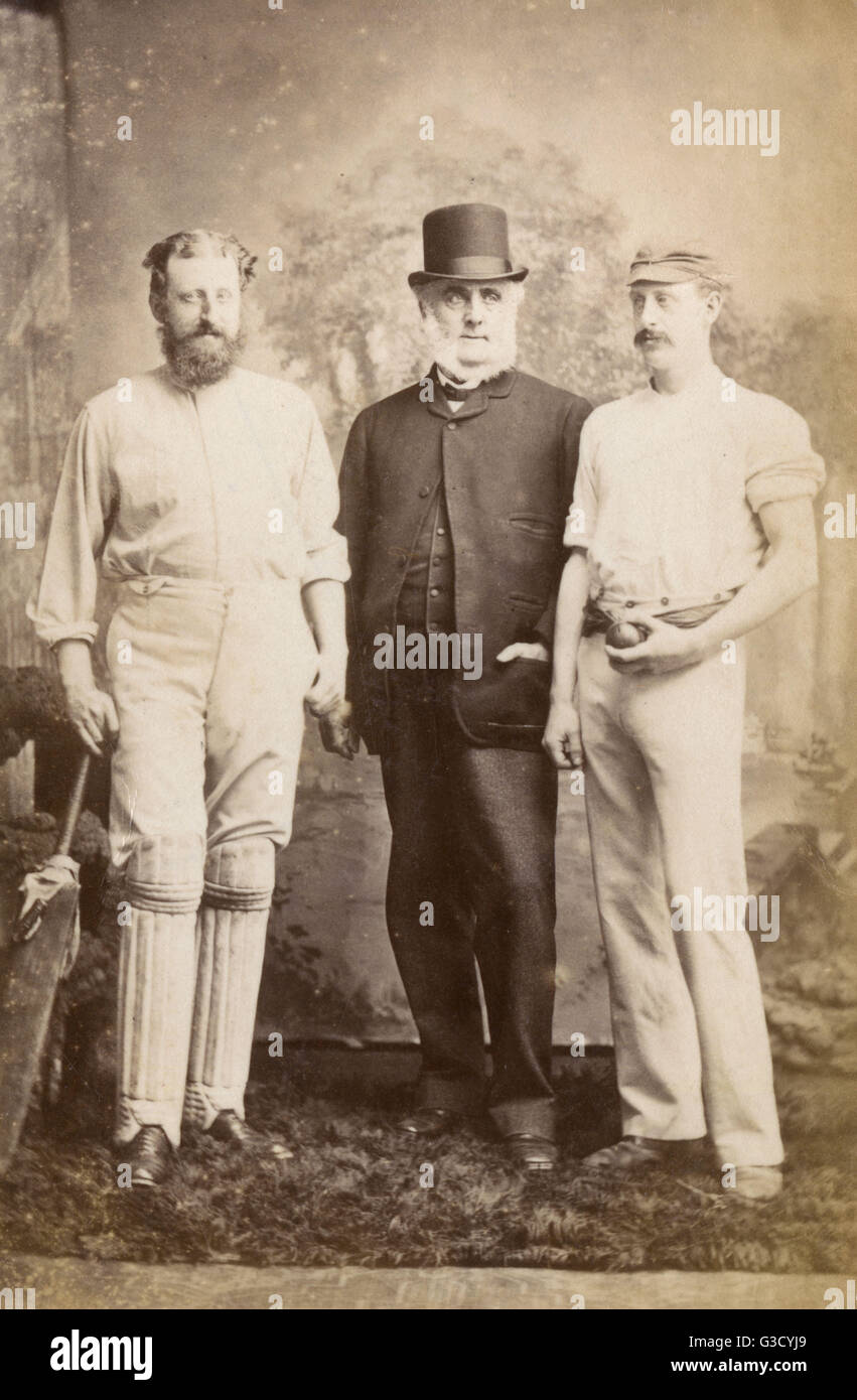 Heathfield Harman Stephenson, Tom Hearne, Notable Cricketers Stock Photo