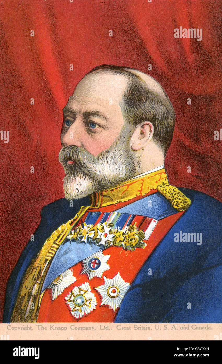 The Royal Likeness - 2/3 - King Edward VII Stock Photo