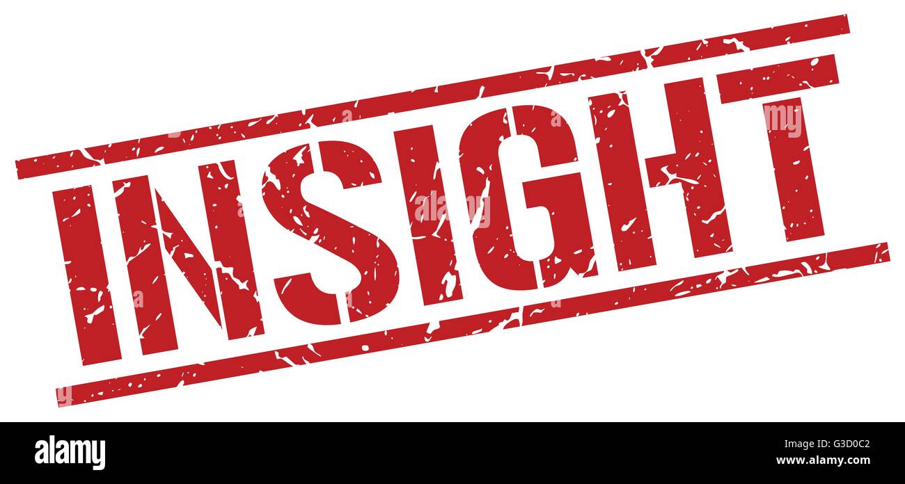 insight red grunge square vintage rubber stamp Stock Vector Image & Art ...