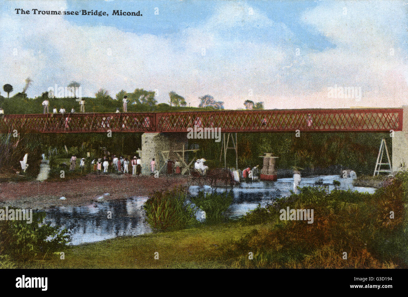 Troumasse River Bridge, Micoud, St Lucia, West Indies Stock Photo Alamy