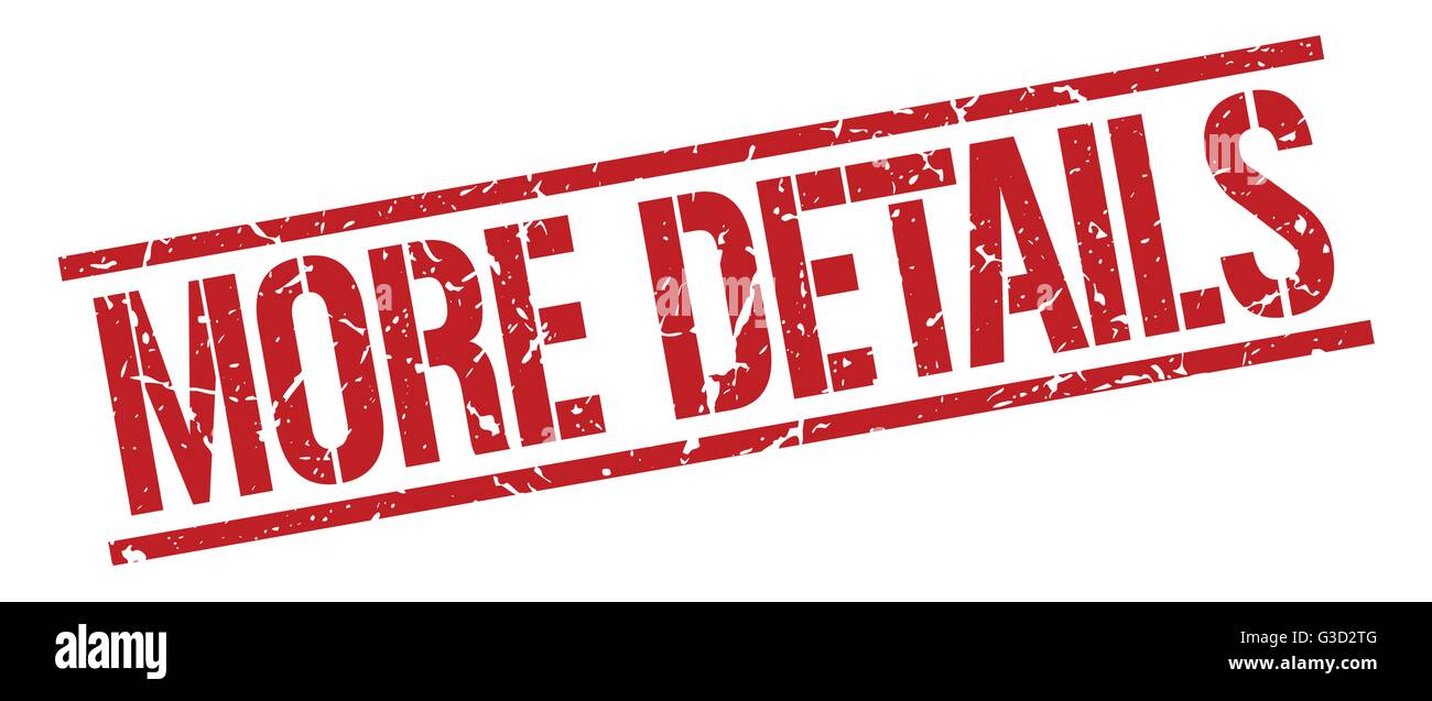more details red grunge square vintage rubber stamp Stock Vector Image ...