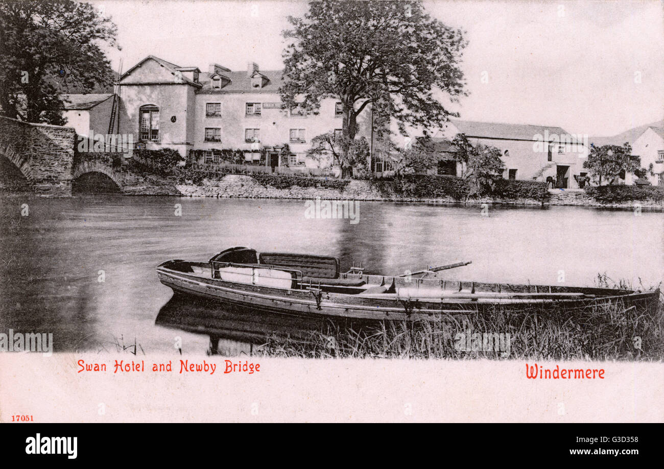Swan Hotel, Newby Bridge, Windermere, Lake District, Cumbria Date