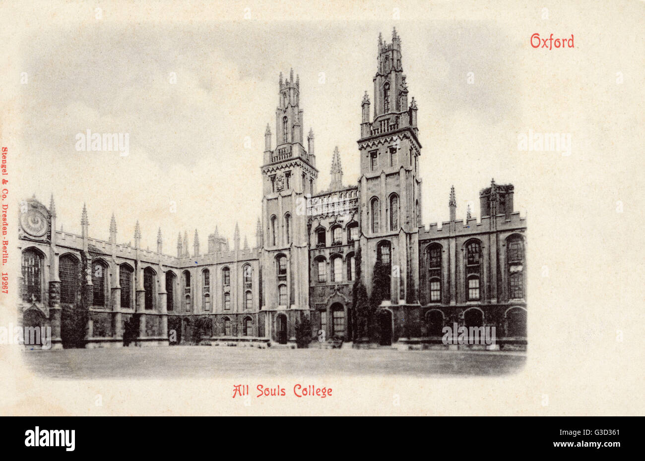 All Souls College, Oxford University Stock Photo - Alamy