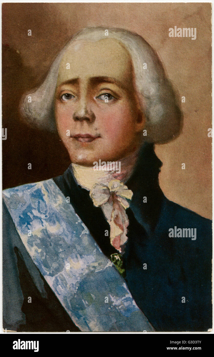 Paul I of Russia Stock Photo - Alamy