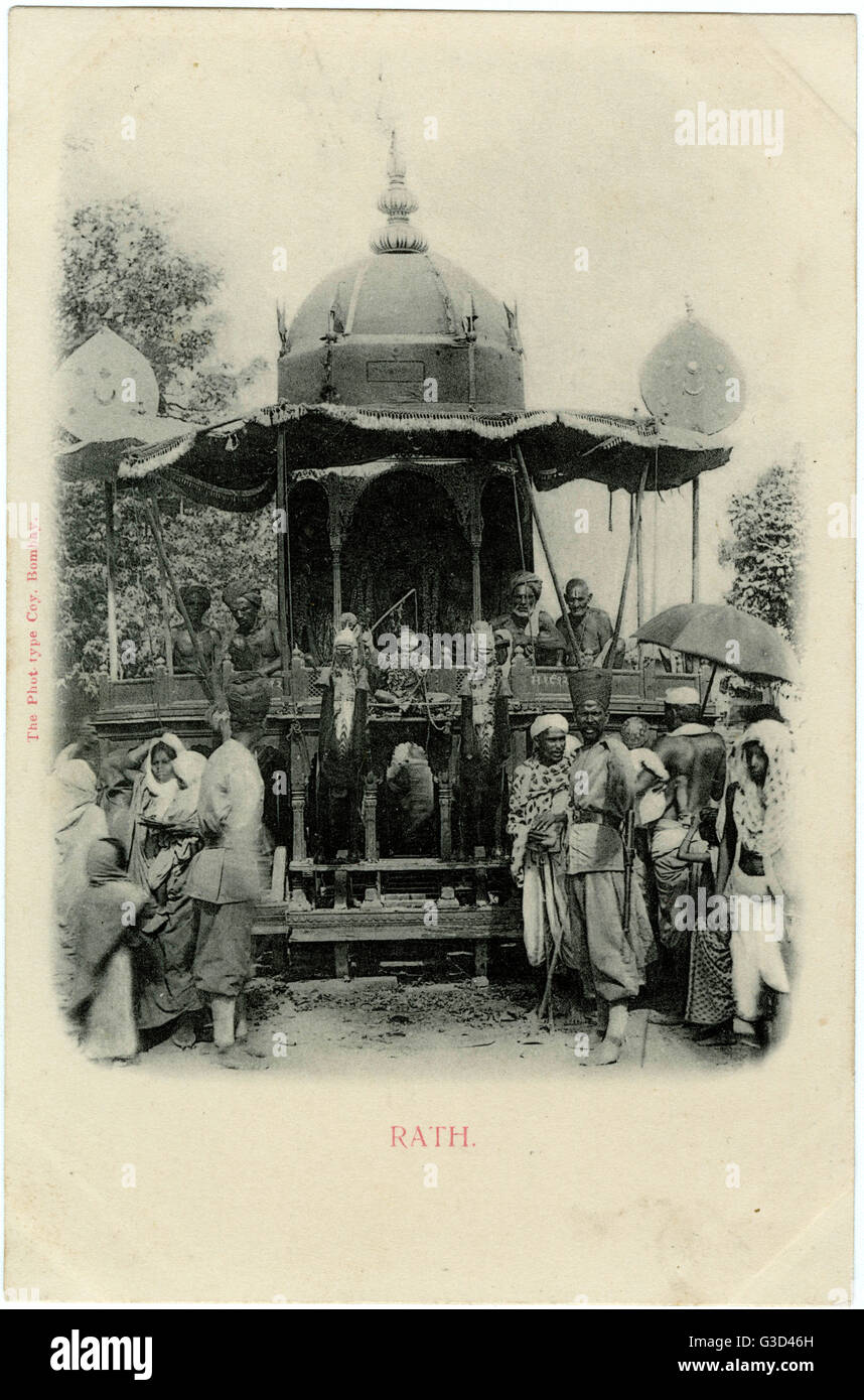 Mumbai, India - Festival of Ratha Yatra - A Chariot Stock Photo