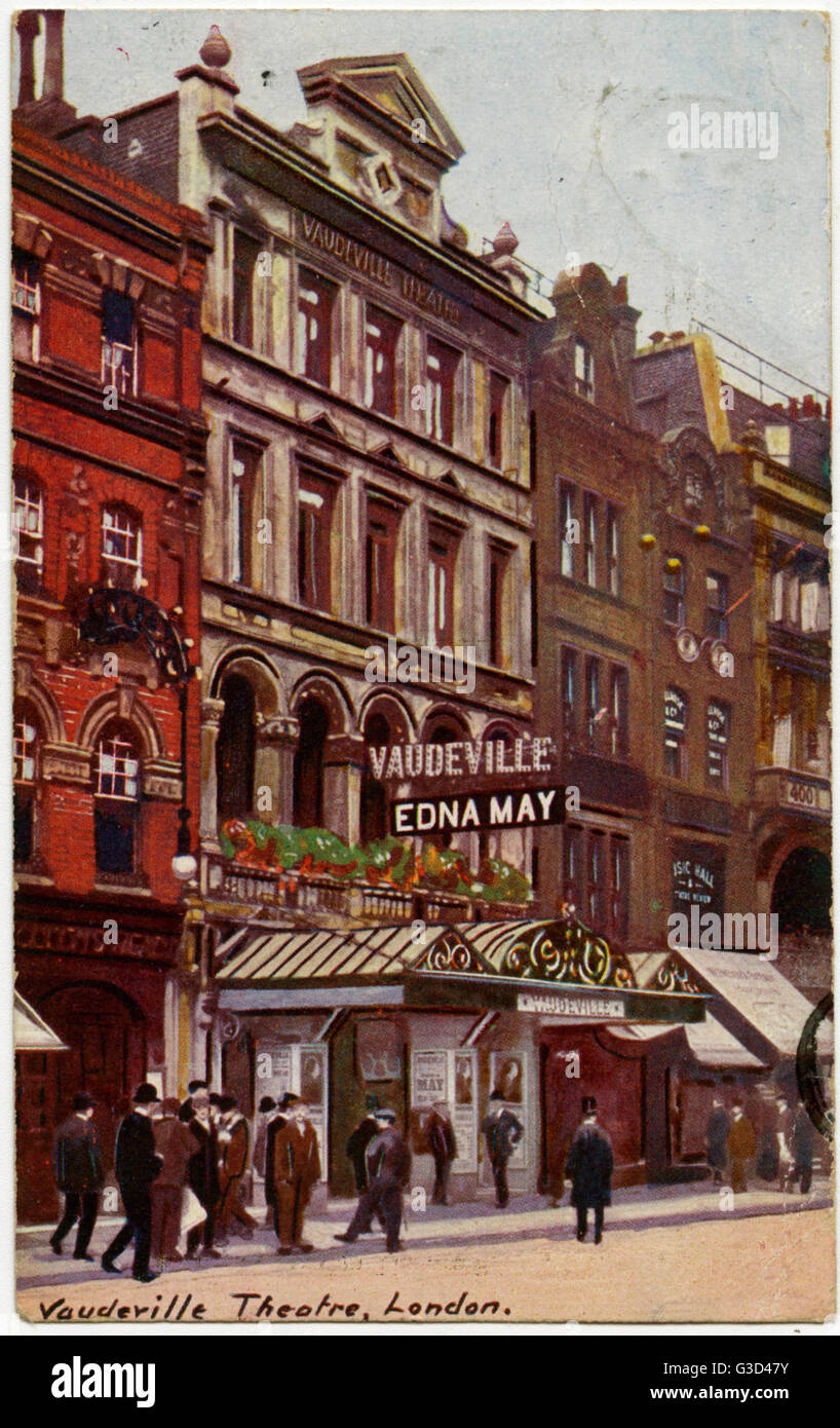 Vaudeville Theatre, The Strand, London Stock Photo