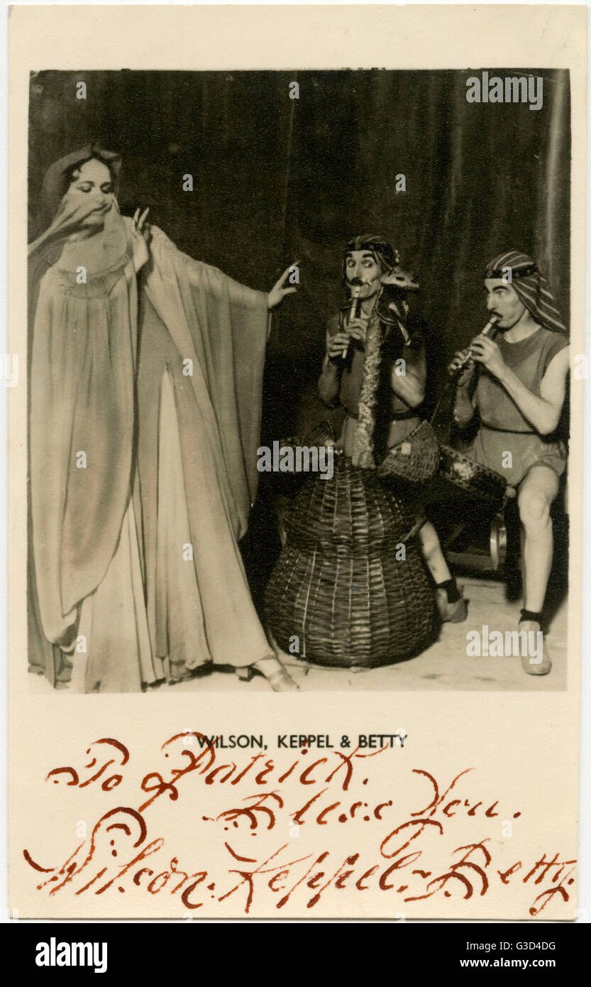 Wilson, Keppel and Betty - a popular British music hall act Stock Photo