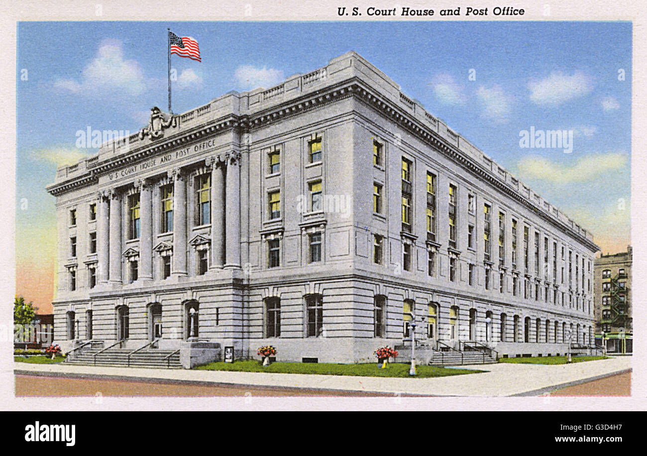 US Court House and Post Office, Lincoln, Nebraska, USA Stock Photo Alamy