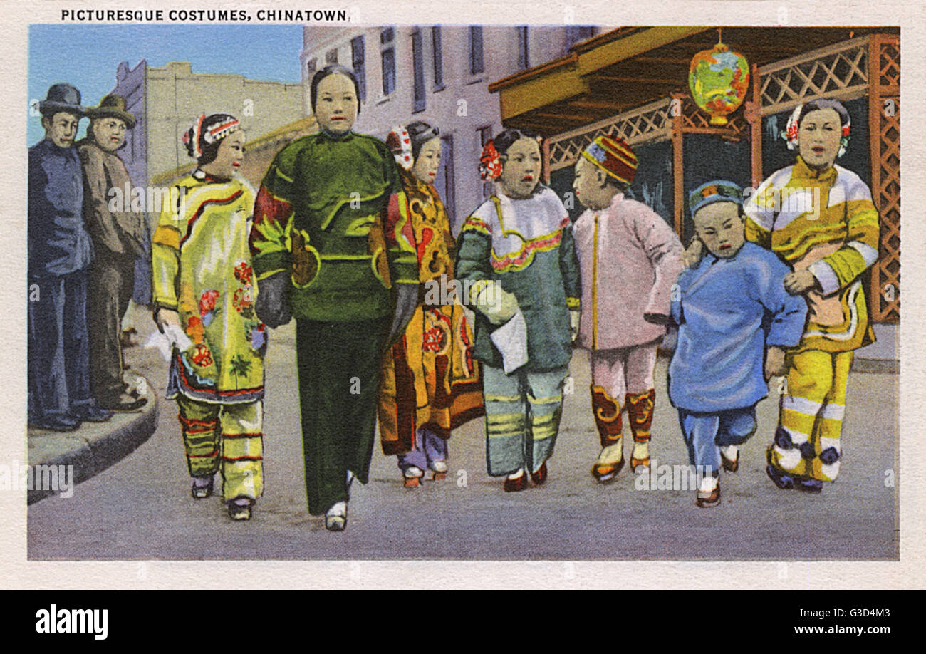 Children in costume, Chinatown, San Francisco, USA Stock Photo - Alamy