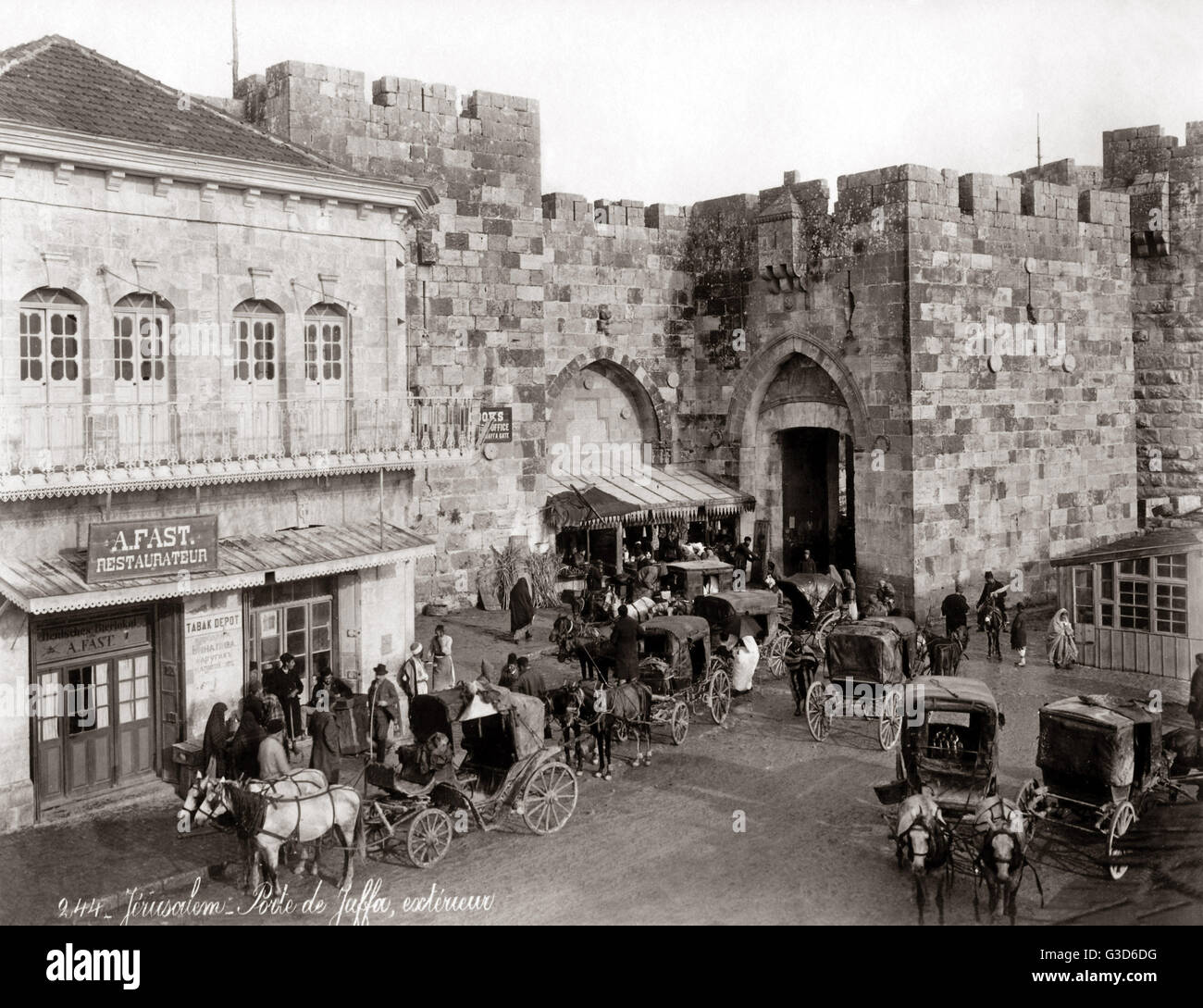 Jerusalem circa 1980s Stock Photo