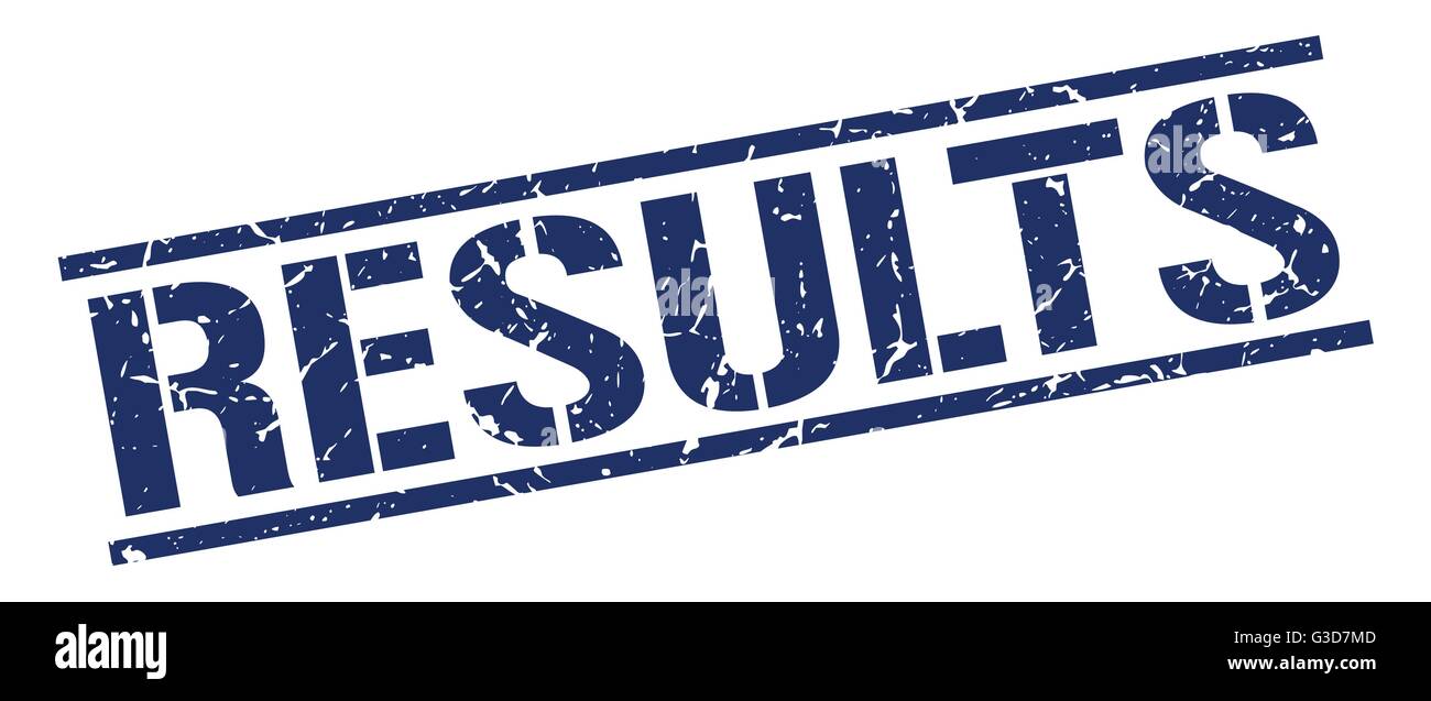 results blue grunge square vintage rubber stamp Stock Vector Image ...