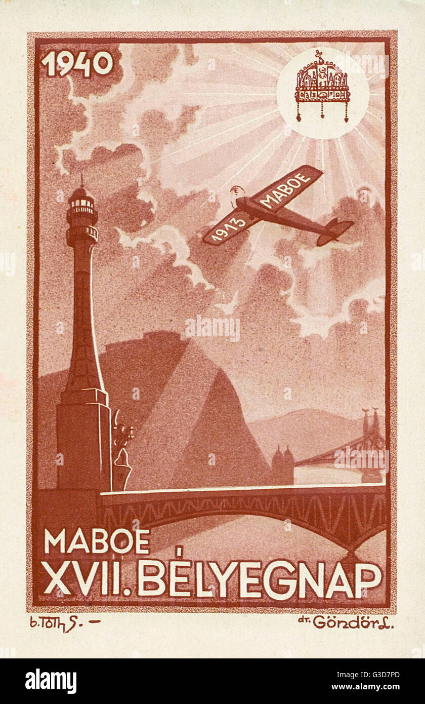 Hungary - Maboe XVII - Stamp Day Stock Photo
