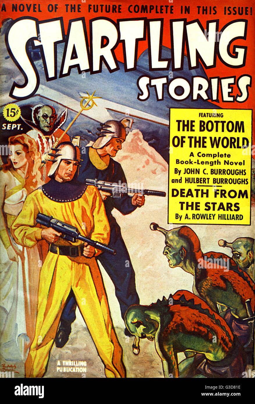 Startling Stories - The Bottom of the World Stock Photo