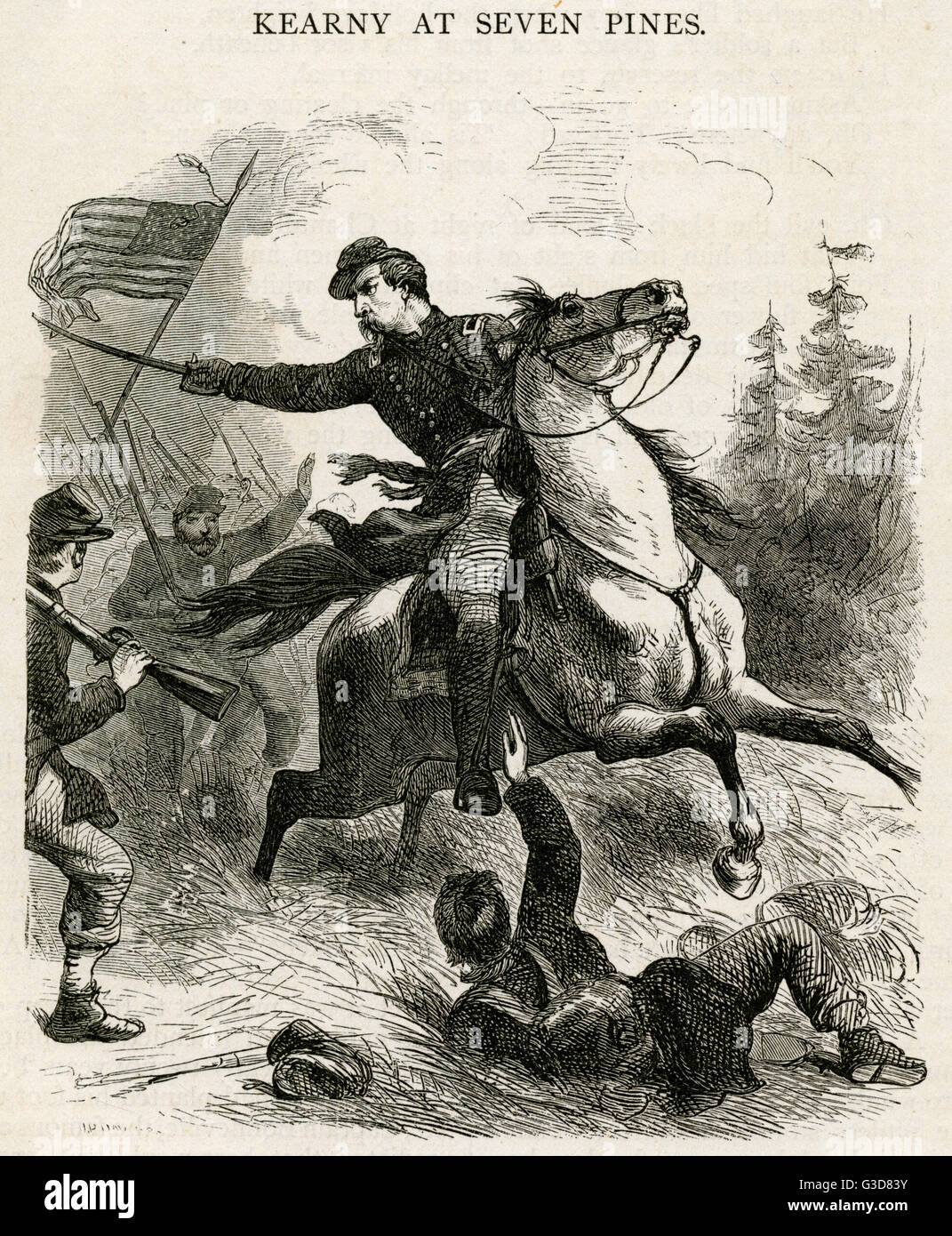 American civil war battle chantilly High Resolution Stock Photography