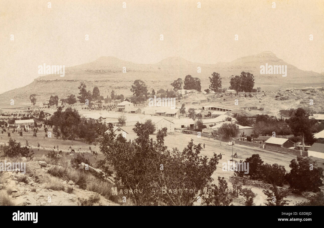 General view of Maseru, Basutoland, South Africa Stock Photo