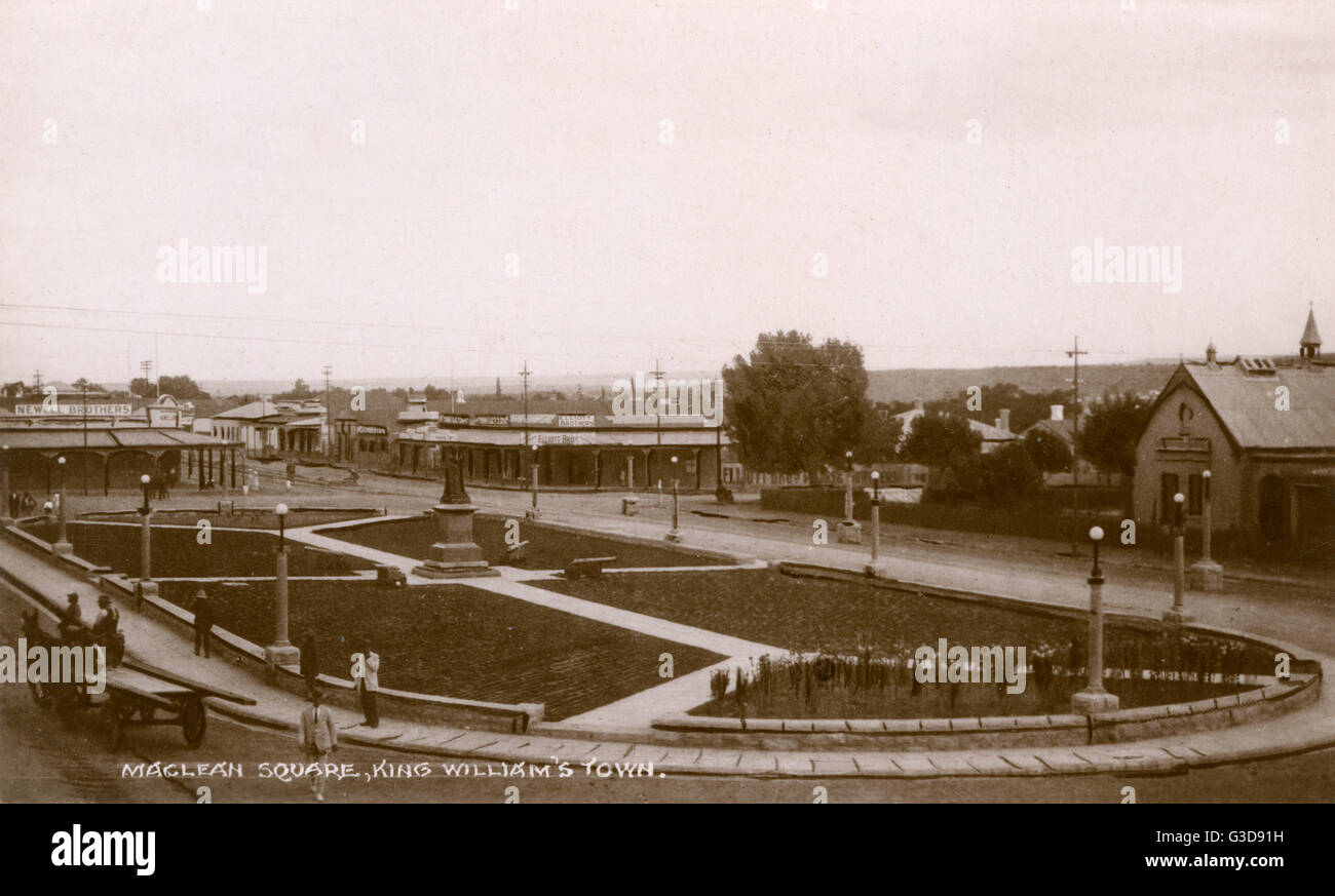 Maclean Square, King William's Town, Eastern Cape, Cape Colony, South