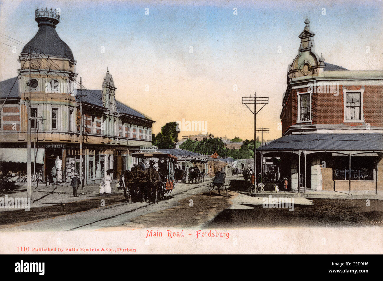 Main Road, Fordsburg, a suburb of Johannesburg, Transvaal, South Africa