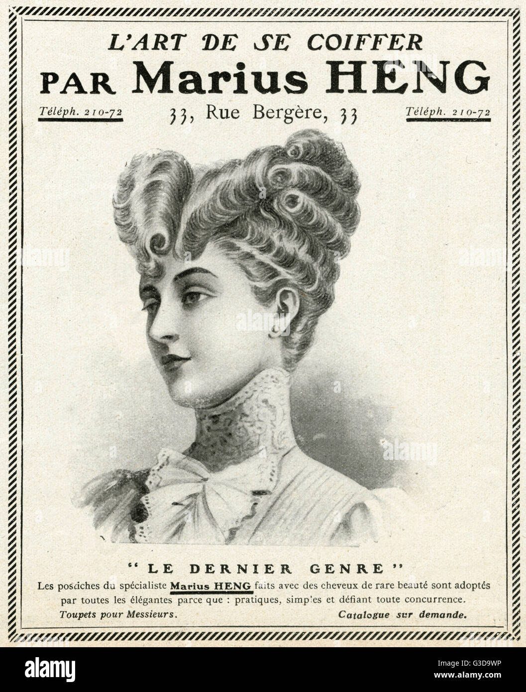 Edwardian Fashion Advert Stock Photos Edwardian Fashion Advert