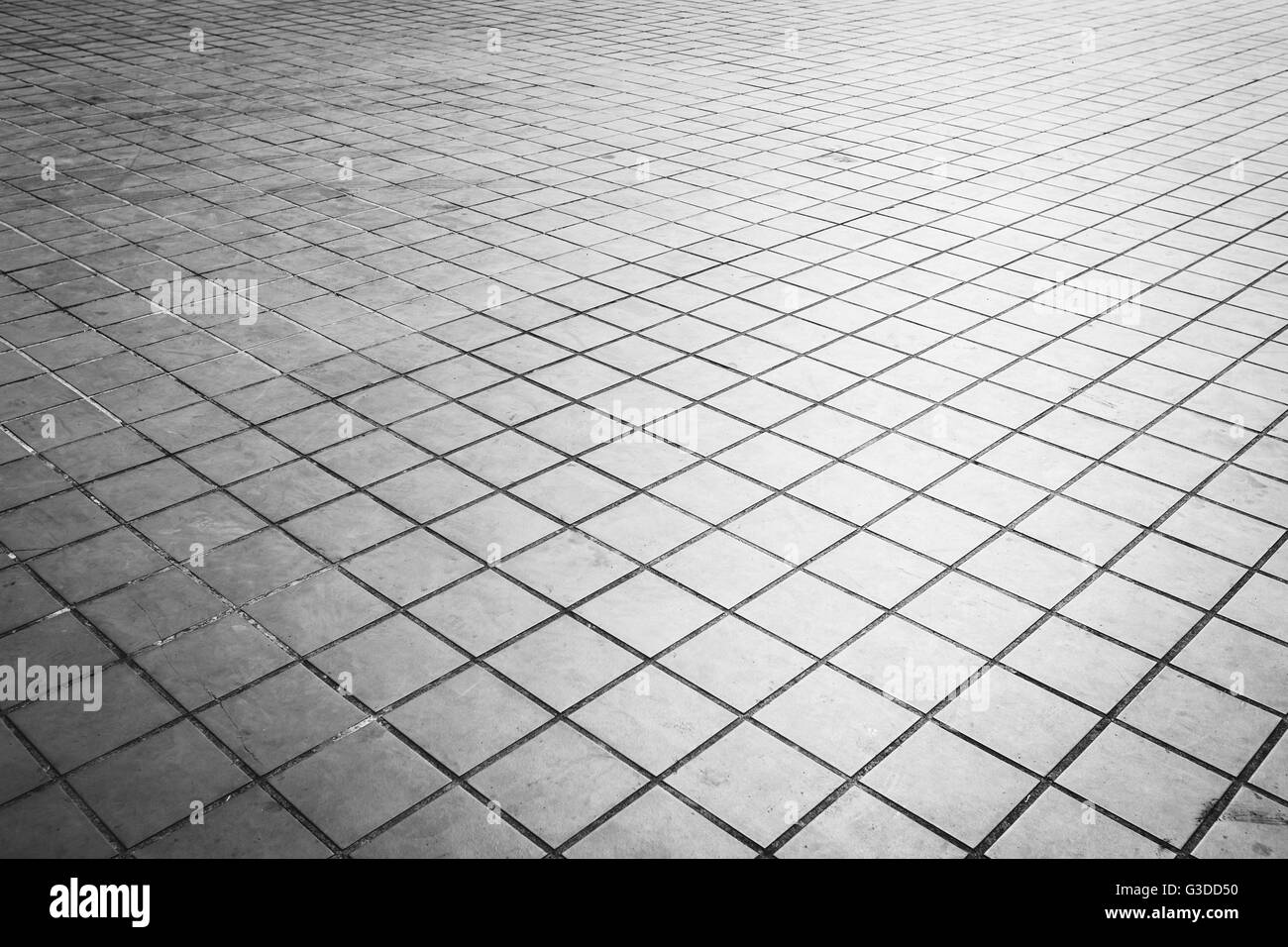 Grunge floor tiles and square shape texture and background Stock Photo