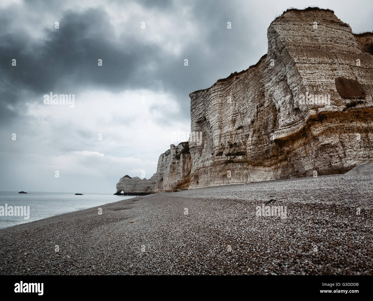 Etretat cliff in Normandy, France Stock Photo - Alamy