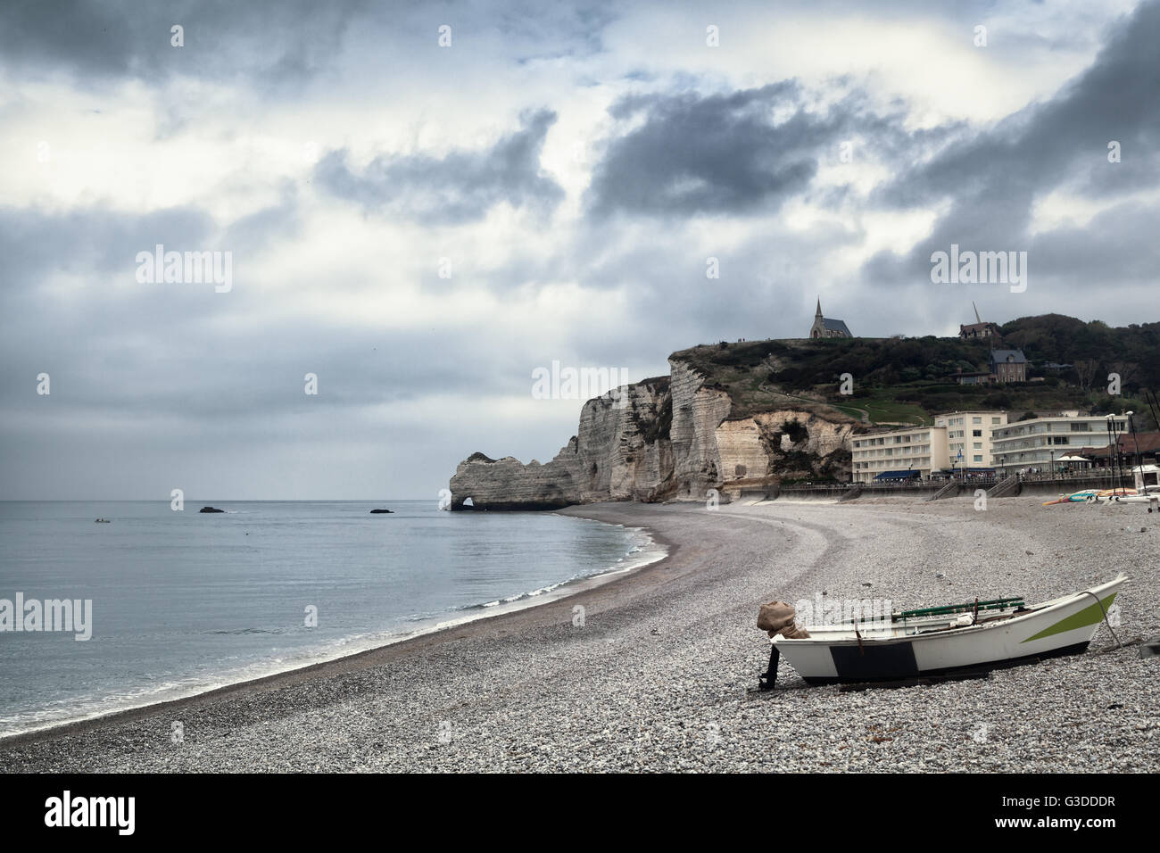 Etretat cliff in Normandy, France Stock Photo - Alamy