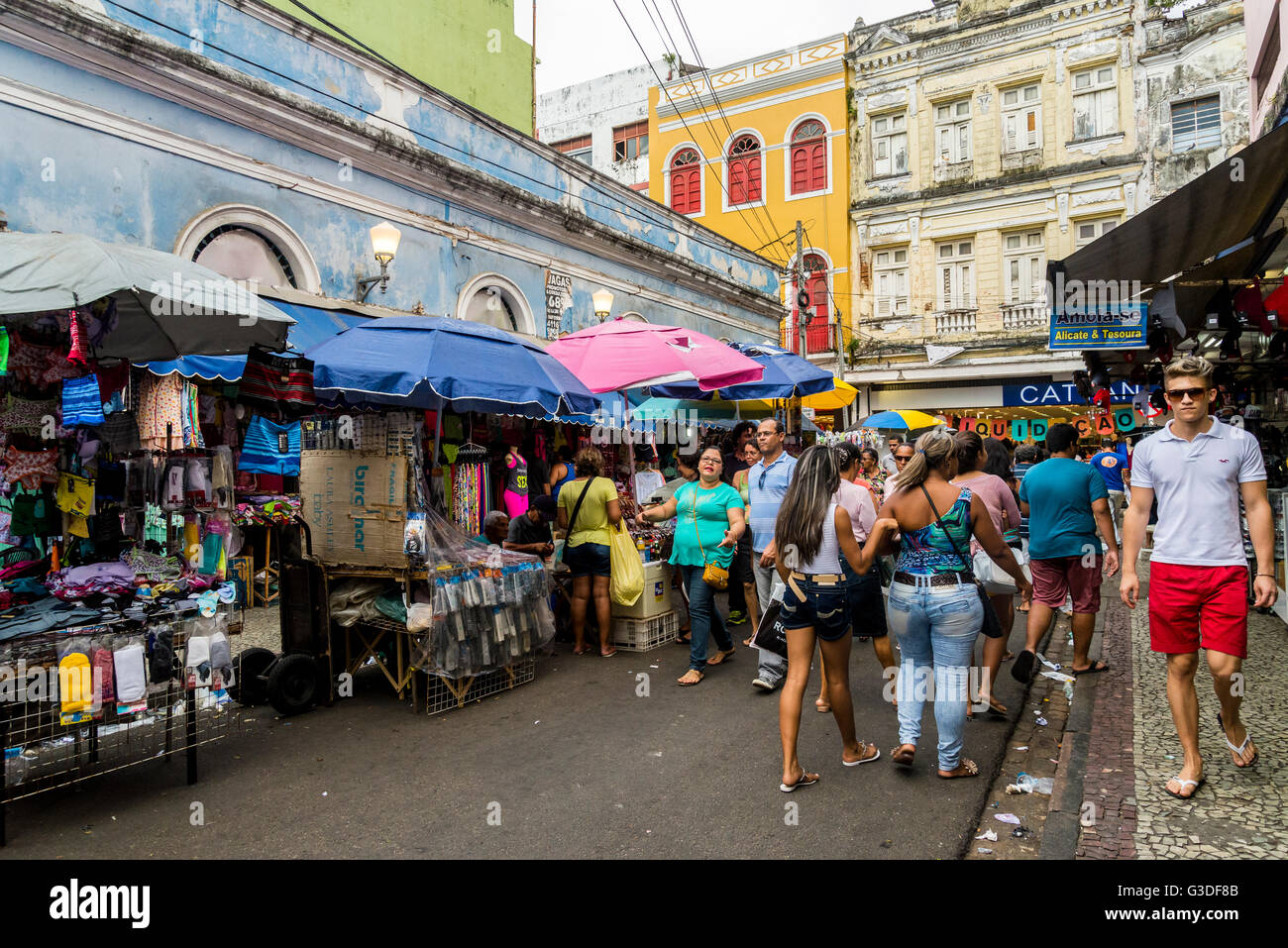 São José market, Recife, Pernambuco, Brazil Stock Photo