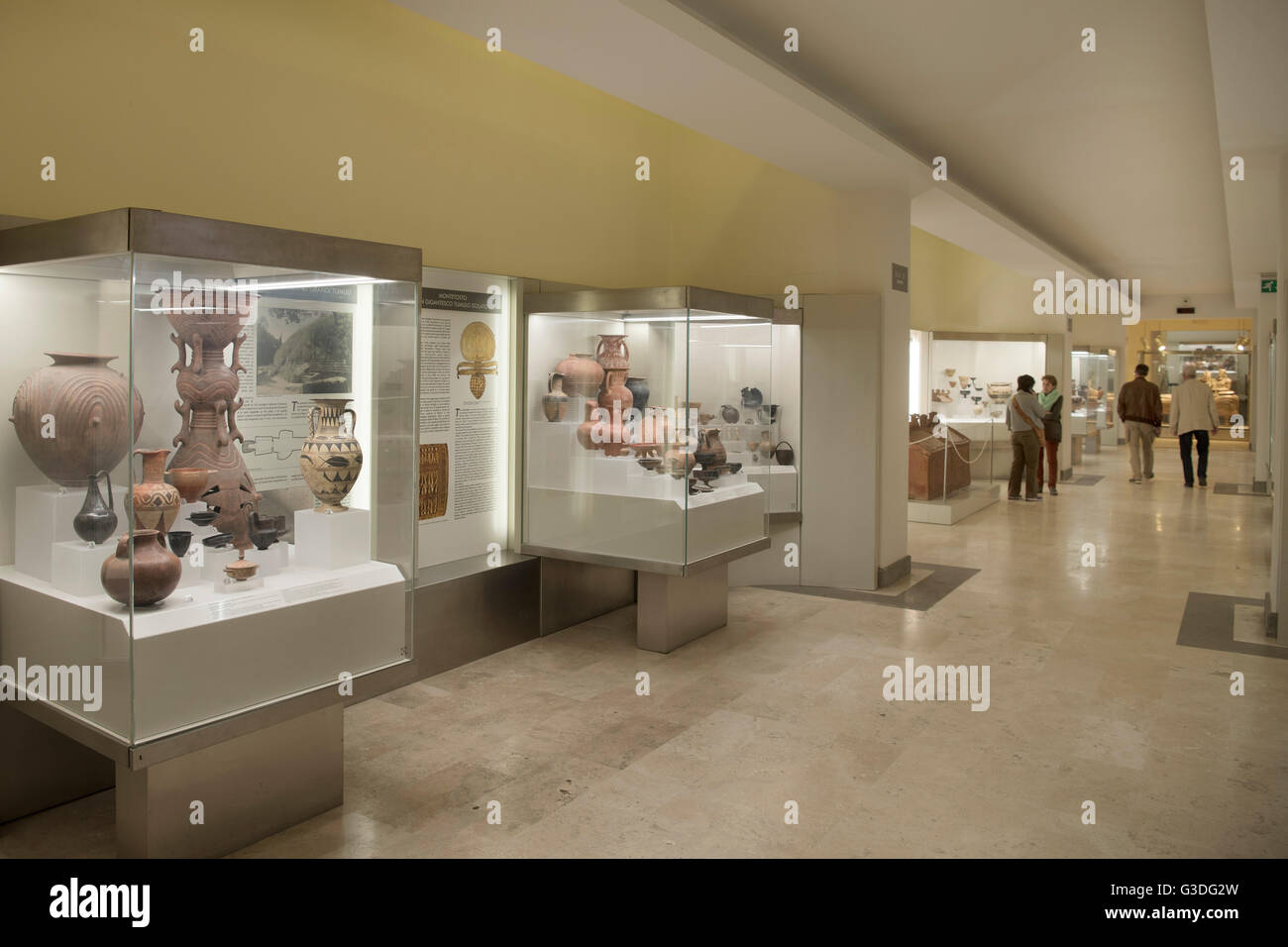 Italien, Rom, Museo Nazionale Etrusco di Villa Giulia, Exponate Stock Photo