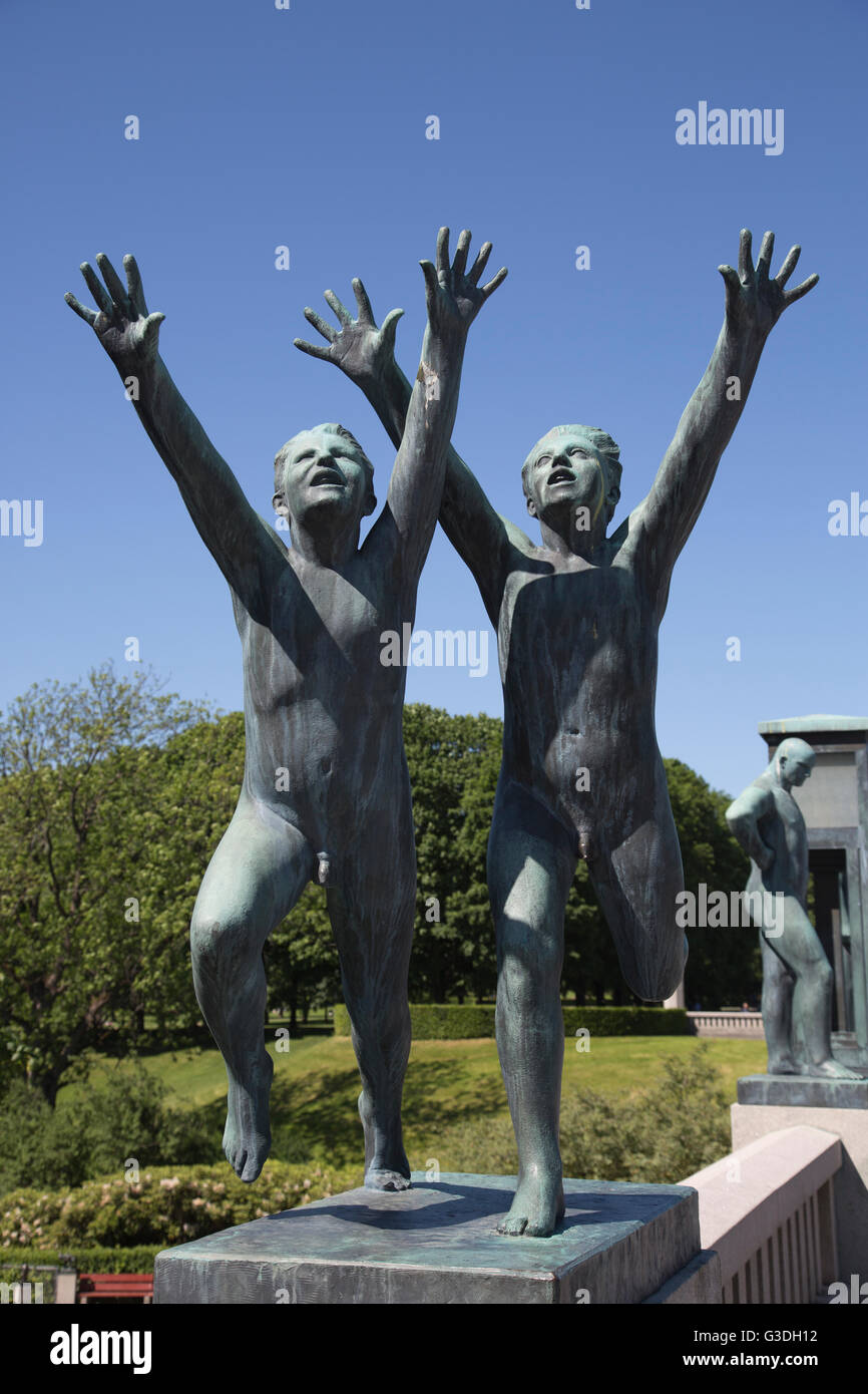 Vigeland Sculpture Park, the world's largest sculpture park made by