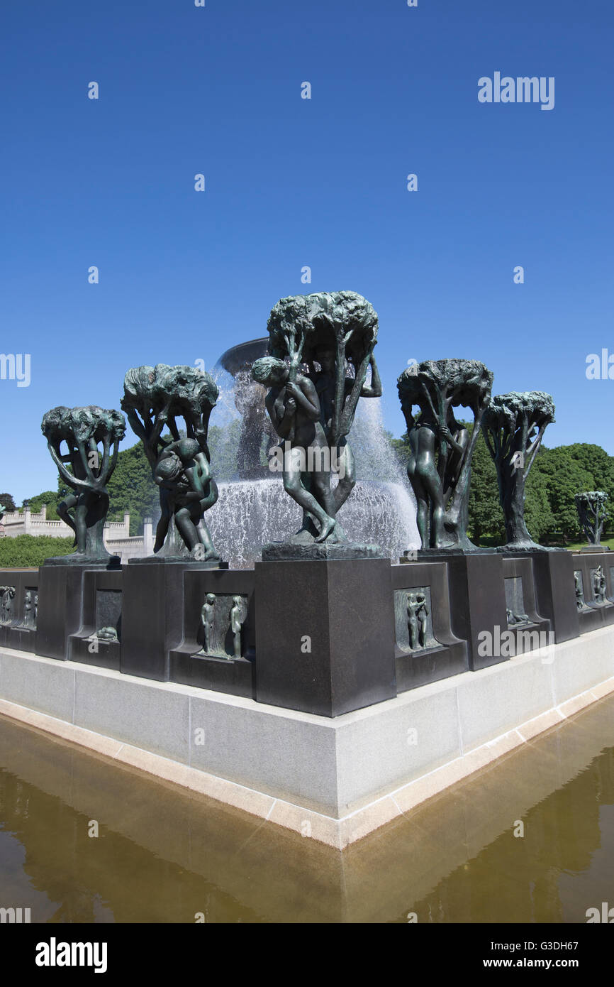 Vigeland Sculpture Park, the world's largest sculpture park made by
