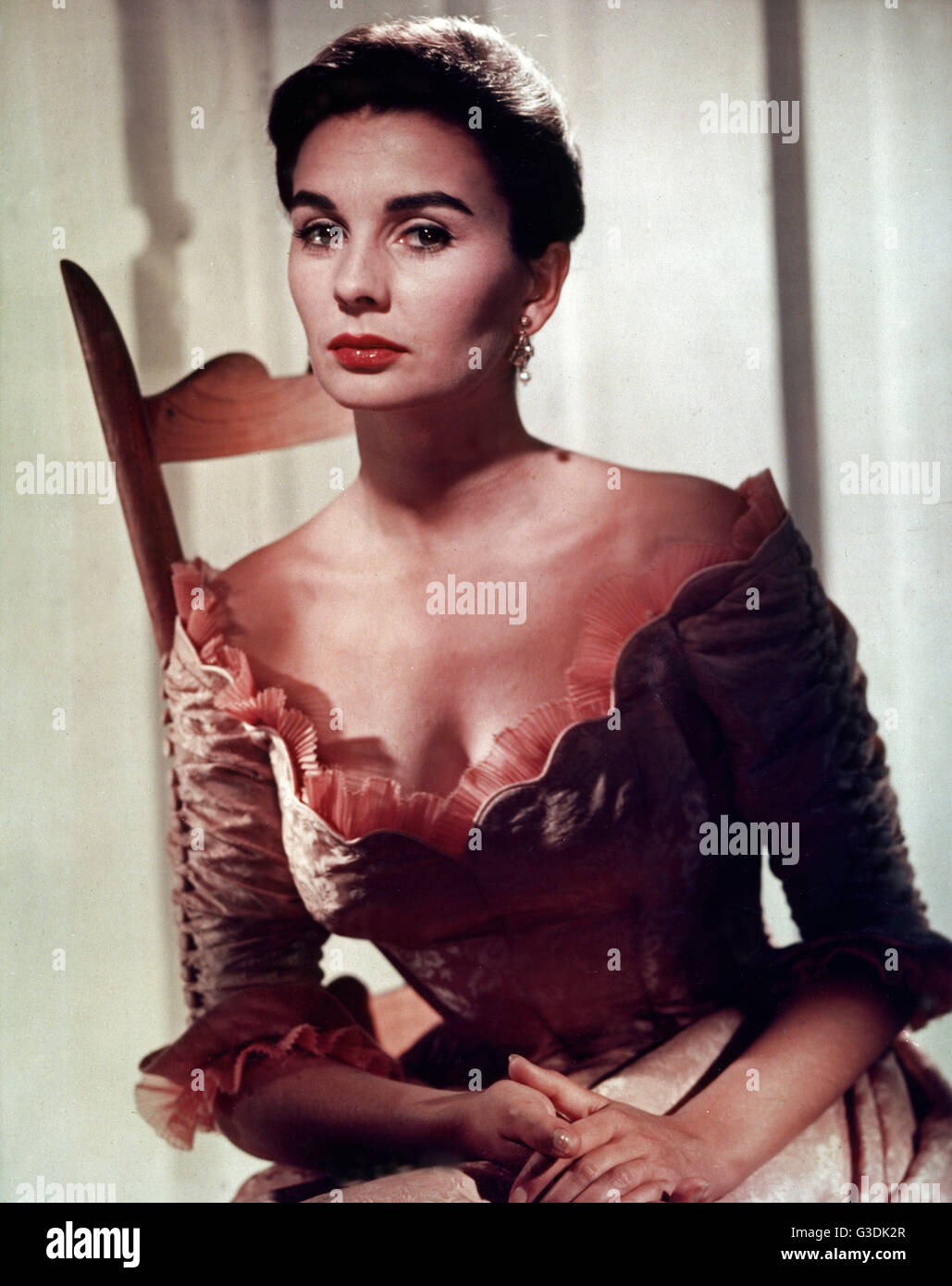 Die britisch amerikanische Schauspielerin Jean Simmons, 1950er Jahre. British American actress Jean Simmons, 1950s. Stock Photo