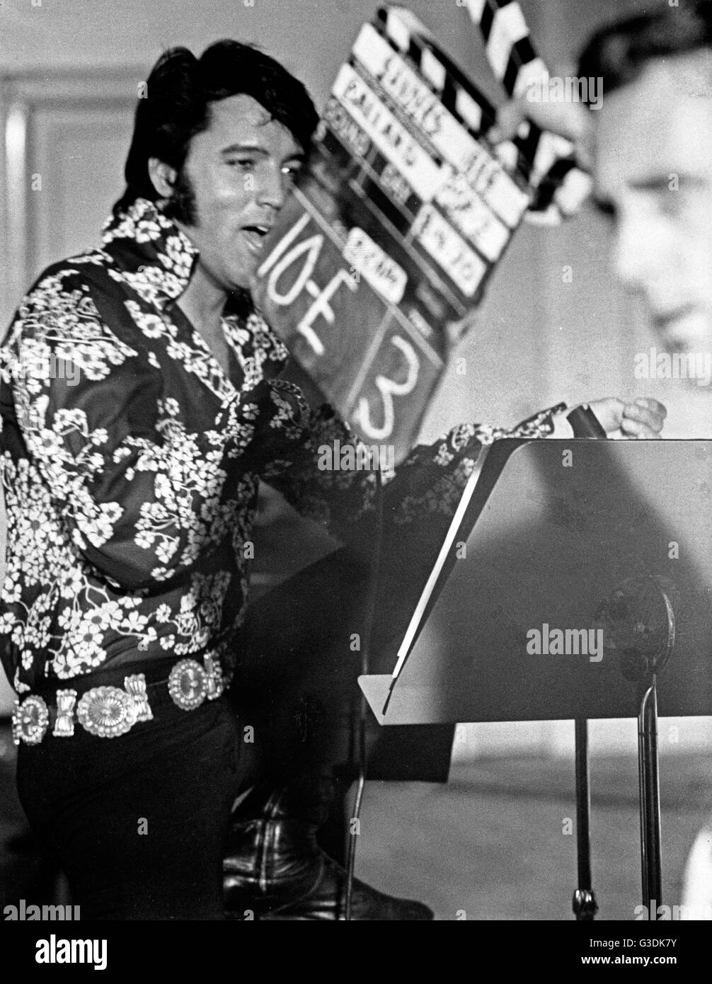Elivs: That's The Way It Is, Dokumentation, USA 1970, Regie: Denis Sanders, Abbildung: The King Elvis Presley Stock Photo
