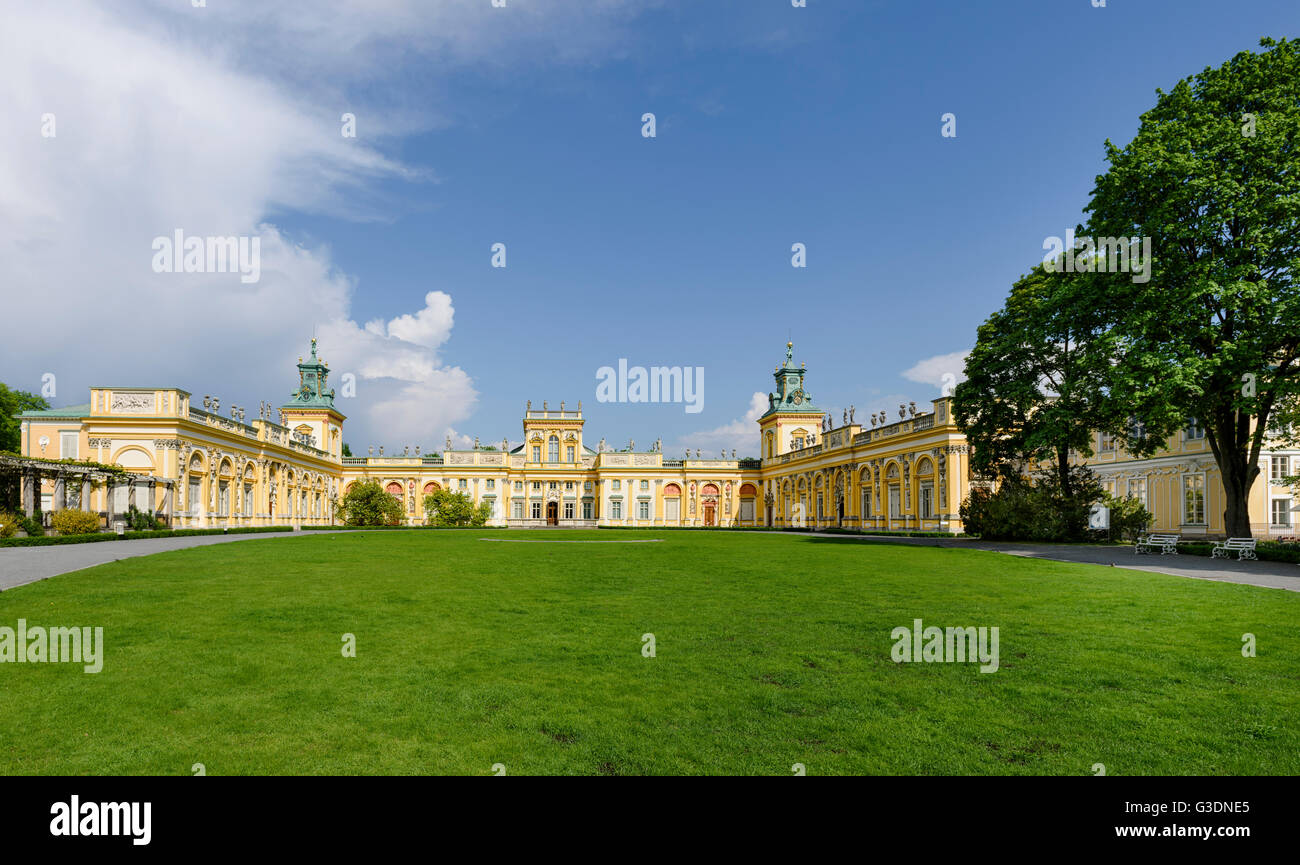 Wilanów Palace, Warsaw Stock Photo