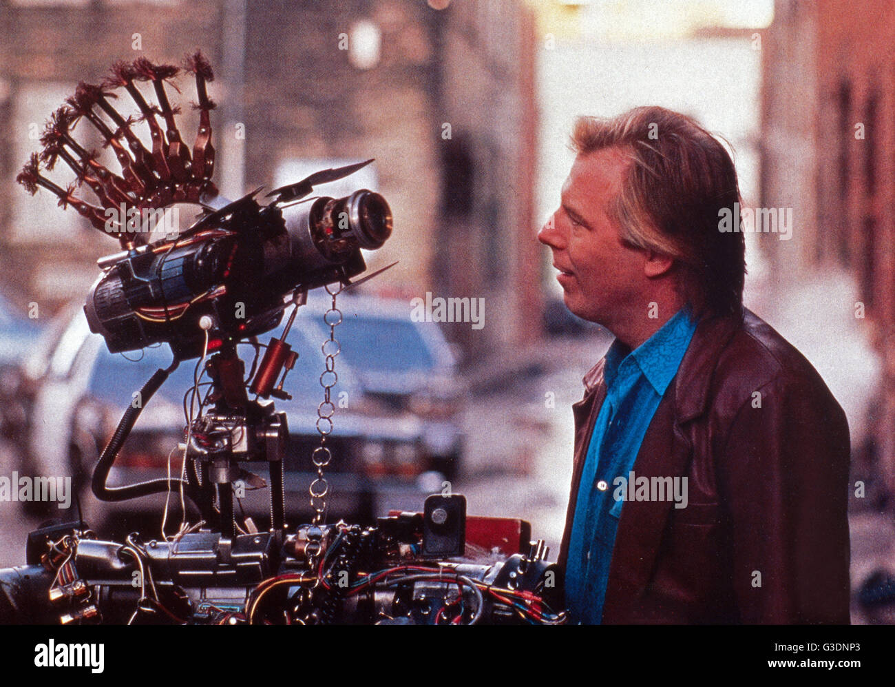 Short Circuit, aka: Nummer 5 lebt!, USA 1986, Regie: John Badham, Darsteller: Steve Guttenberg Stock Photo