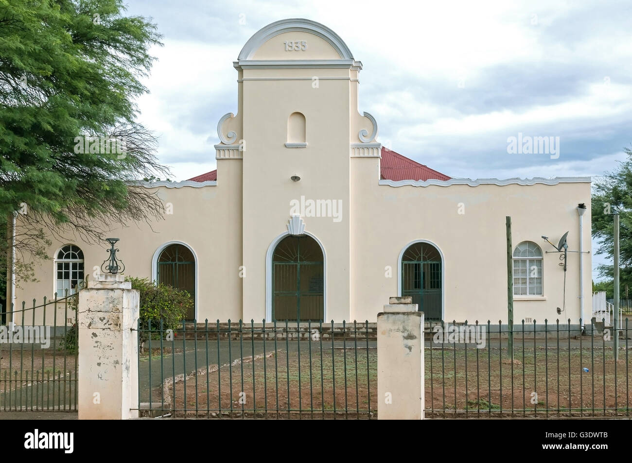 The town hall in Adendorp, a village on the outskirts of Graaff