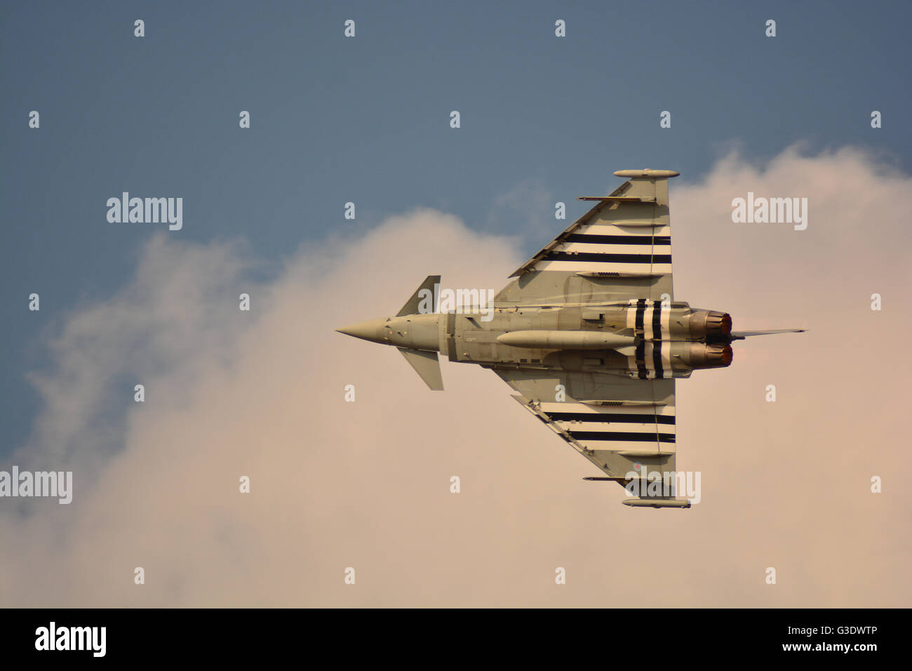 Eurofighter typhoon rapid response air superiority fighter RAF Stock Photo