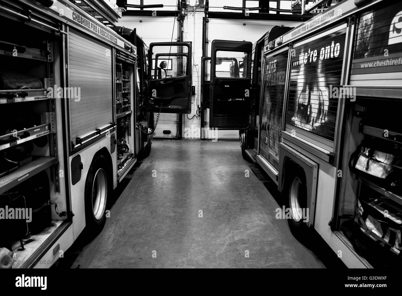 Fire service fireman fire engine fire brigade public services Stock Photo Alamy