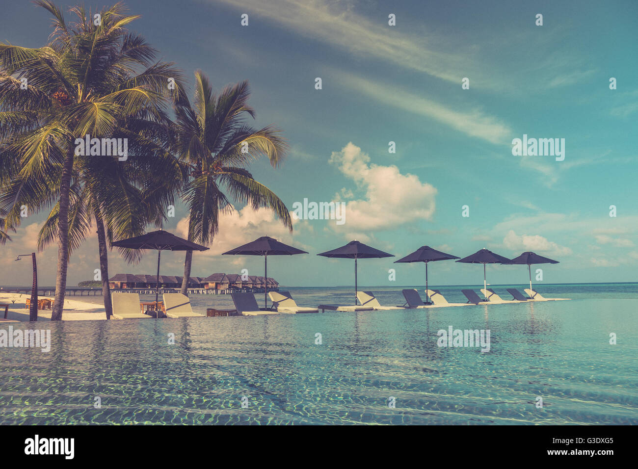 Serenity beach Stock Photo