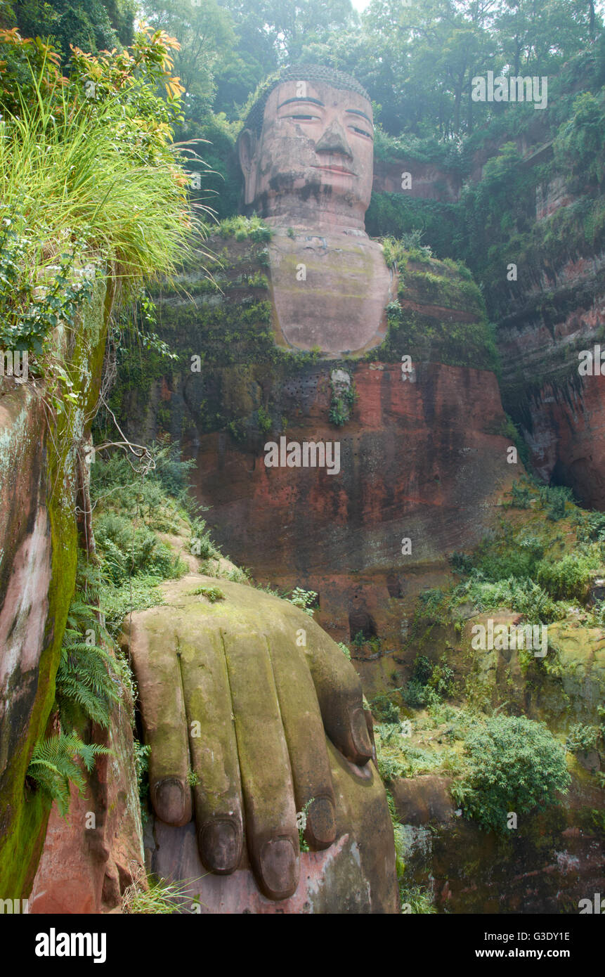 Leshan Giant Buddha Stock Photo