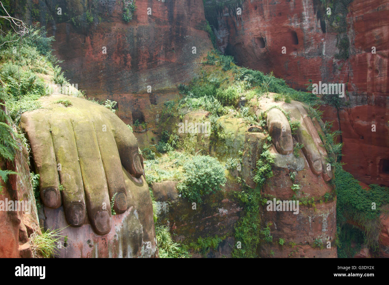 Leshan Giant Buddha Stock Photo