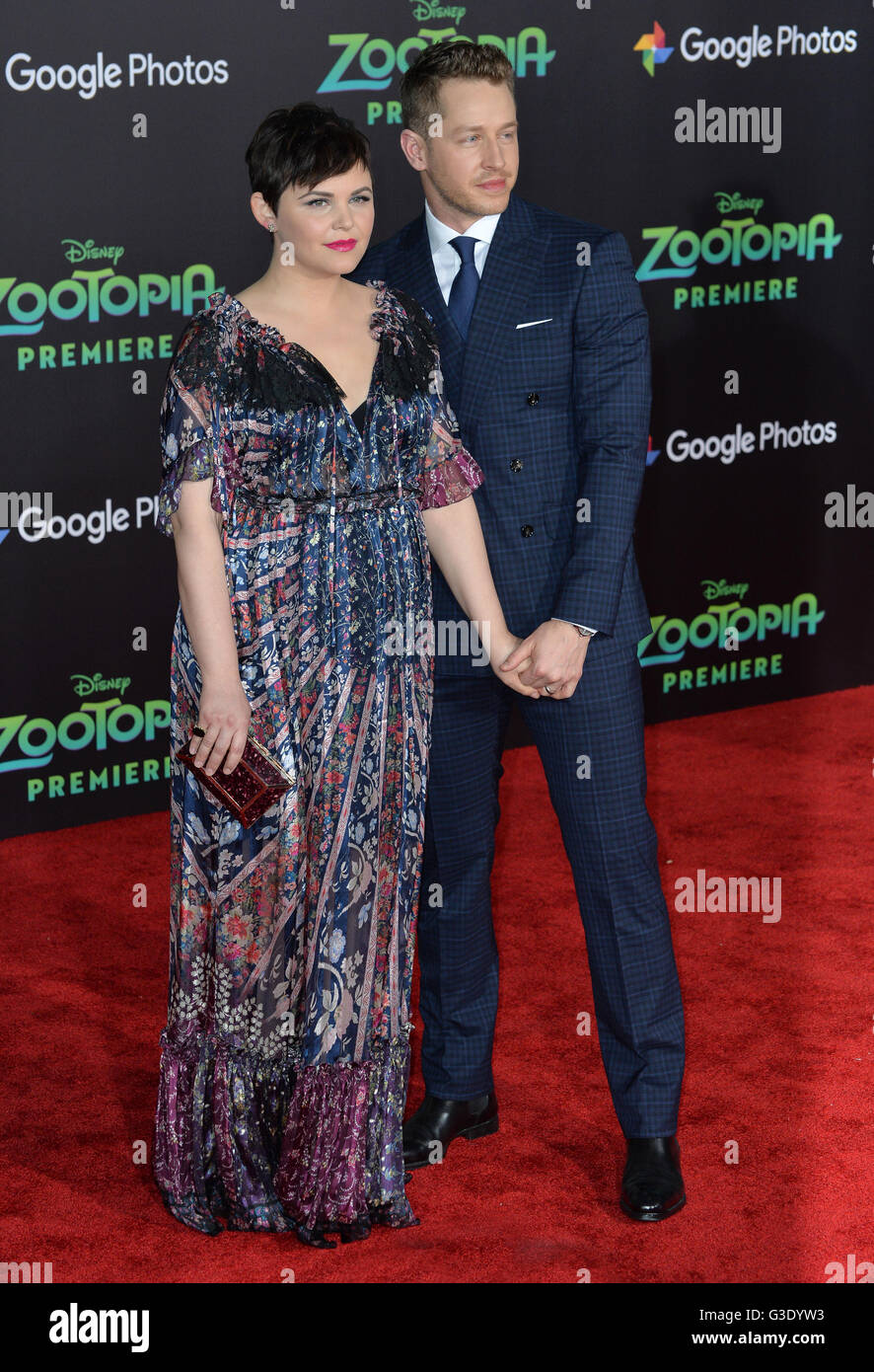 LOS ANGELES, CA FEBRUARY 17, 2016 Ginnifer Goodwin & Josh Dallas at